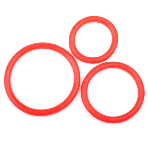Silicone Triple Cock Ring Set